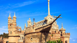 Colomares castle in Benalmadena, Spain