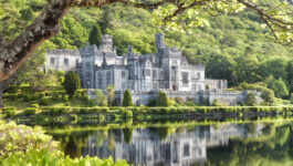 Kylemore Abbey in Connemara, County Galway, Ireland.