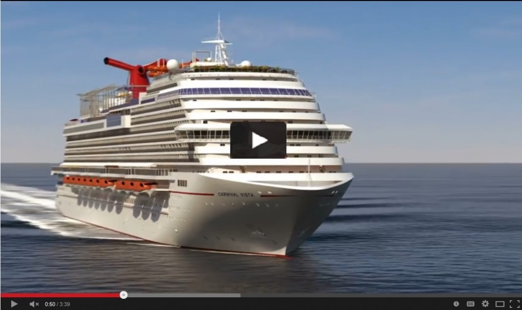 Carnival to launch new ship Vista, the cruise line's largest (watch