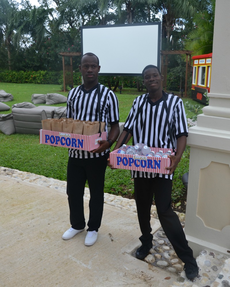 popcorn boys at Sandals