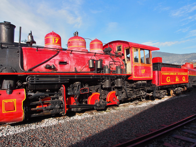 ancient train station of Chimbacalle