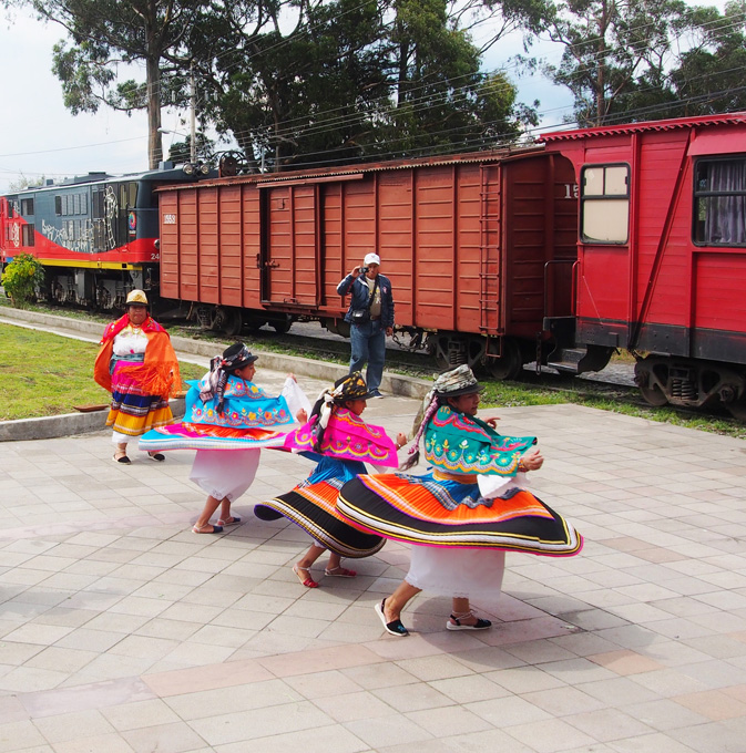 ancient train station of Chimbacalle