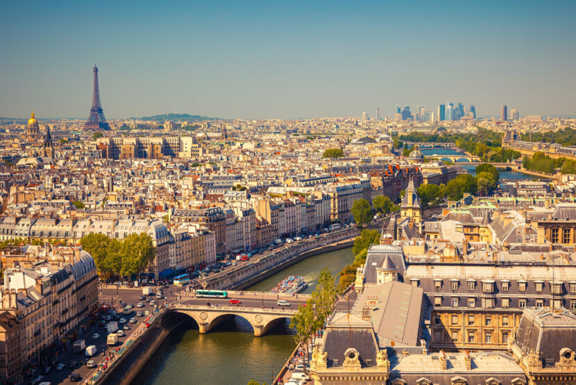 View on Paris form Notre Dame cathedral