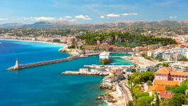 View of Nice, mediterranean resort, Cote d'Azur, France