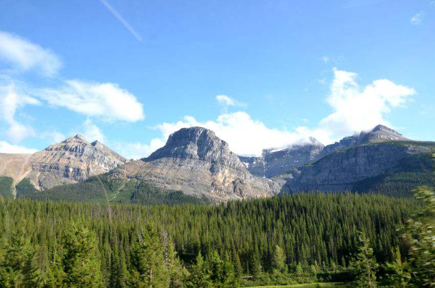 From Revelstoke through the heart of the Rocky Mountains into Alberta