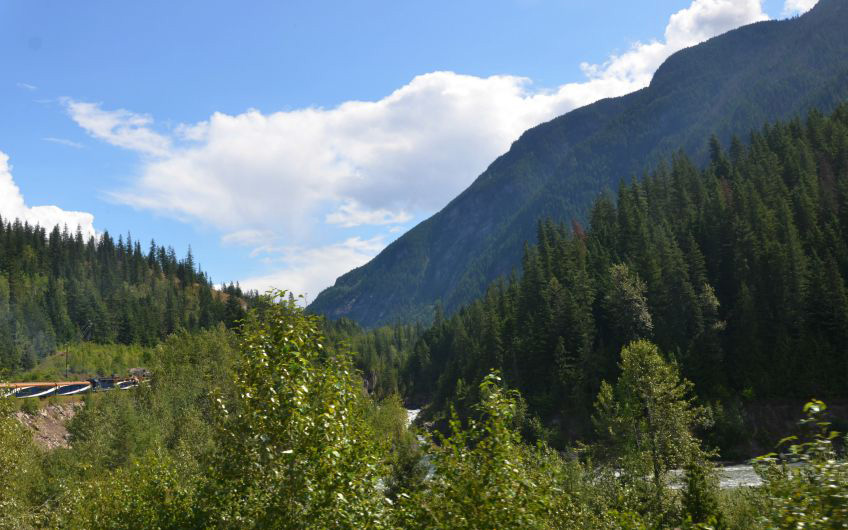 South Thompson River to the Shuswap Lakes all the way to Sicamous