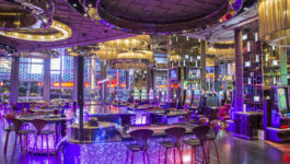 The Cosmopolitan hotel casino on the Las Vegas Strip reports first profit