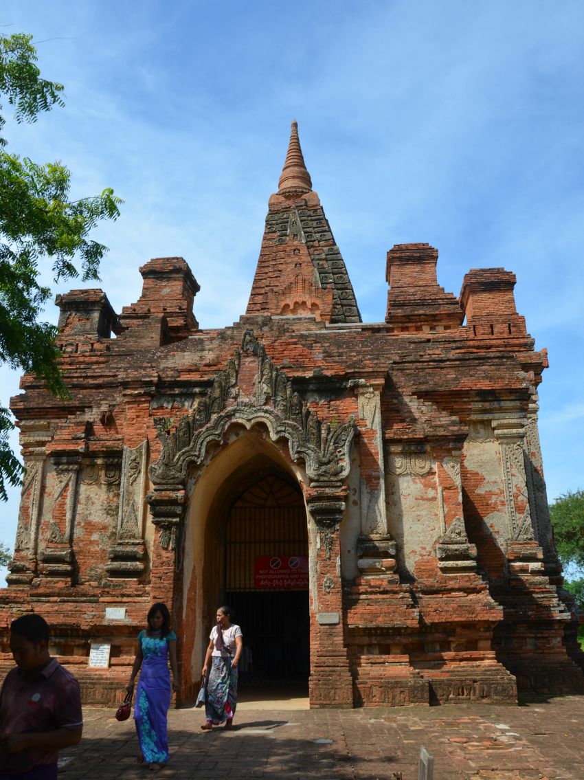 Red brick temple