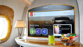 Emirates unveils 32” screens with new in-flight entertainment system