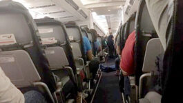 Dead body placed in aisle for hours during flight