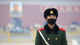 Northern China being smothered by smog, flights cancelled