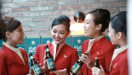 Cathay Pacific is serious about their beer in the air