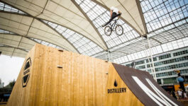 Munich's airport will feature mountain biking this month