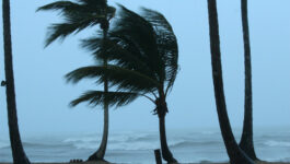 Tropical Storm Harvey moves across eastern Caribbean islands