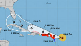 Irma strengthens to a Category 5 storm as it nears Caribbean