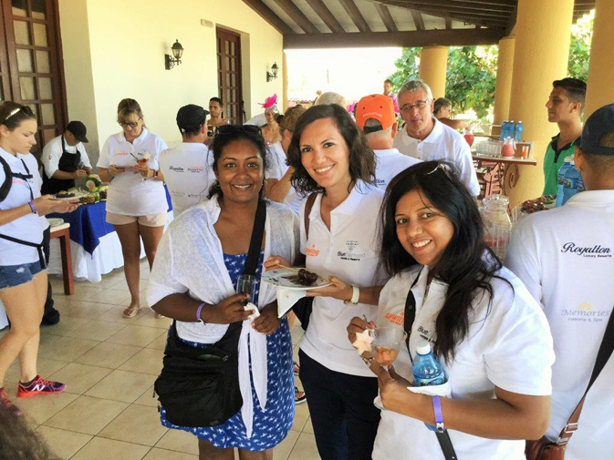 Nena Kheman, Saskia Jaspers and Slyvia Javed at Starfish Cuatro Palmas