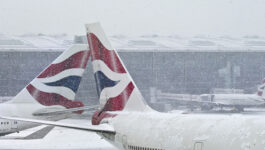 Expect flight cancellations at Heathrow today, due to snow