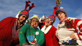 This airline is granting pre-boarding to anyone who wears an ugly Xmas sweater