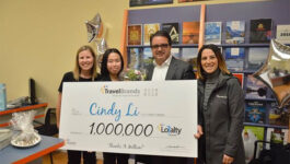 TravelBrands awards Markham-based agent 1,000,000 Loyalty Rewards points