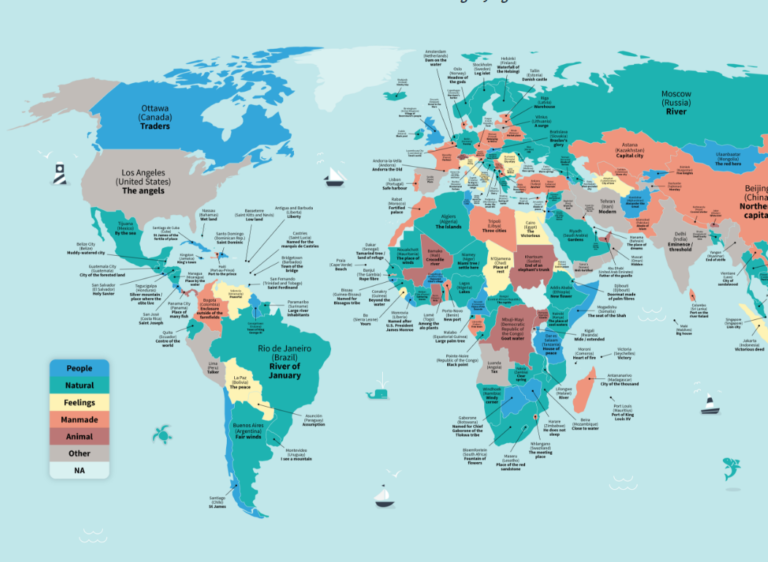 New Map Shows The Literal Translations Of World Cities And Some Are Real Headscratchers 0782