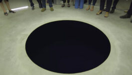 Man falls into Looney Tunes-like black hole at art museum