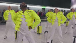 Heathrow’s baggage handlers break free to pay tribute to Freddie Mercury