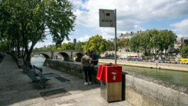 Paris in an uproar over new open-air urinals