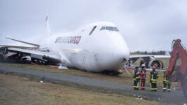 Four injured after cargo plane skids off Halifax runway