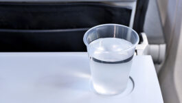 Passenger asked for water on a budget airline but was served this instead