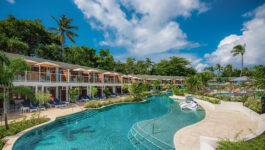 New swim-up rooms make their debut at Sandals Halcyon Beach Resort, replacing 4 categories