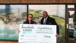 Sandals announces latest winner of Sandals Cash Splash