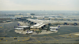 Watch shocking video of cars going up in flames at Newark airport