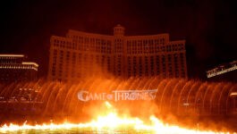 Game of Thrones takes over Bellagio fountains in Las Vegas