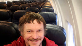 This guy was the only passenger onboard a Boeing 737-800 to Italy