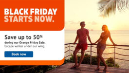 Sunwing’s popular Orange Friday sale is back, with up to 50% off