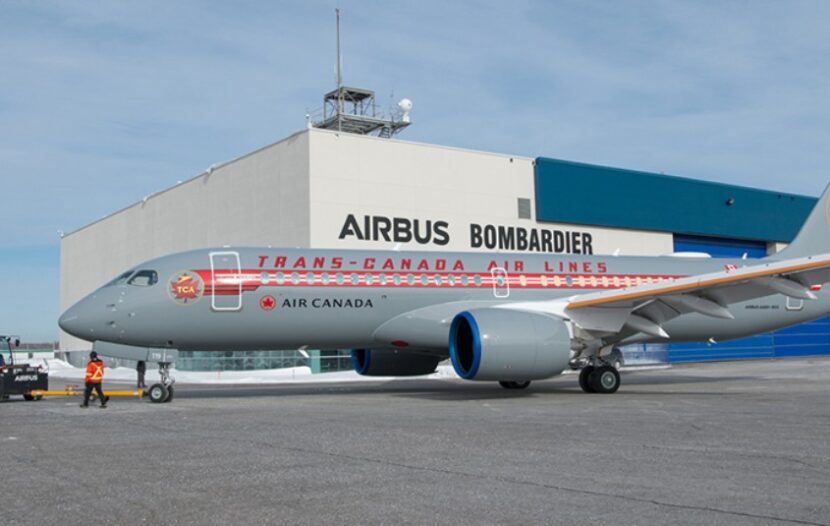 Air Canada’s newest A220 has a retro look honouring its TCA roots