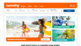 Sunwing launches new “modernized” website