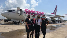 Swoop lands in Mazatlán with first flight of the season