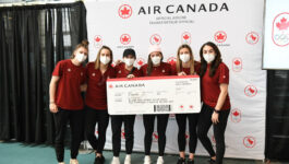 Air Canada celebrates first charter flight to the Olympics