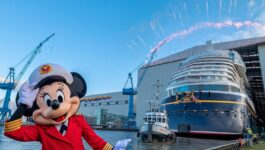 The Disney Wish celebrates float out ahead of July debut