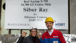 Silversea celebrates keel laying of Silver Ray, coming summer 2024