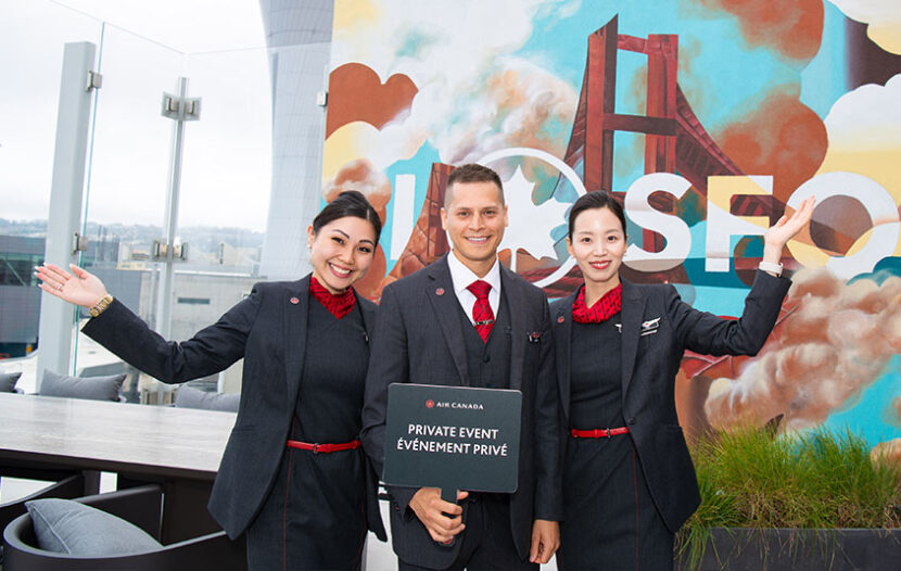 New Maple Leaf Lounge at SFO features Air Canada’s first outdoor terrace