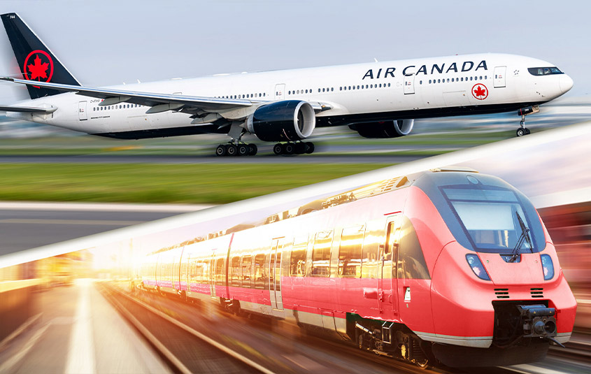 Air Canada launches new air-to-rail connections in Europe
