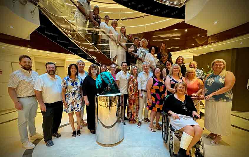 Transat Distribution Canada (TDC) rewarded 25 owners of franchised and affiliated agencies from across Canada with a seven-night cruise onboard Seabourn Encore.
